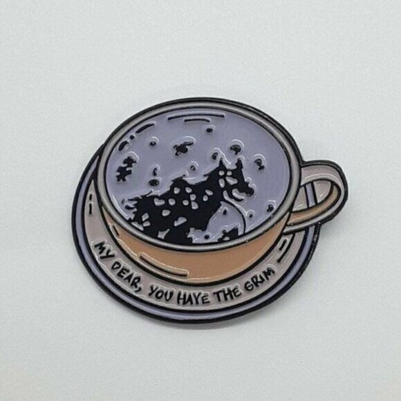3/20 Harry Potter Grim Teacup Enamel Pin - Picture 1 of 1